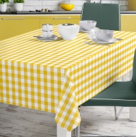 Table Vinyl  - Yellow Gingham