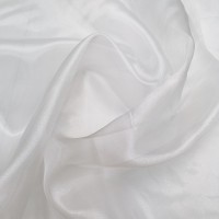 Plain Dyed Organza White (50 metres)