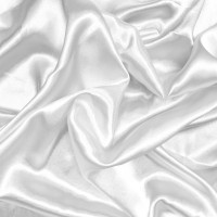 Polyester Satin - White