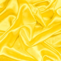 20 metres of Polyester Satin - Yellow
