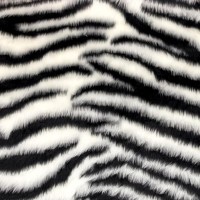 Novelty Fur Zebra Fur