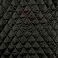 Quilted Polyester BLACK