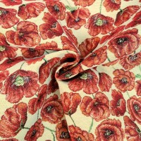 Tapestry Fabric - POPPYS
