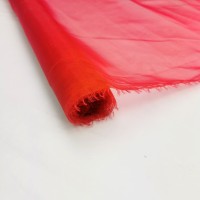 Plain Dyed Organza Red