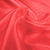 Plain Dyed Organza Red