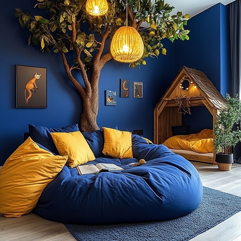 Blue Bean Bag Example