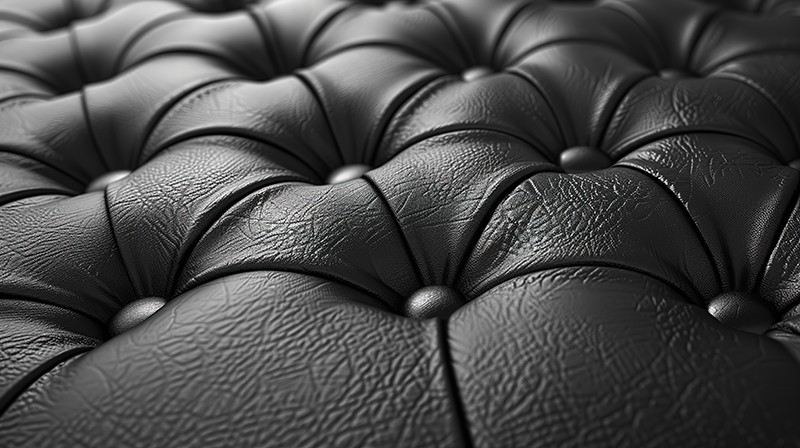 faux leather sofa closeup texture