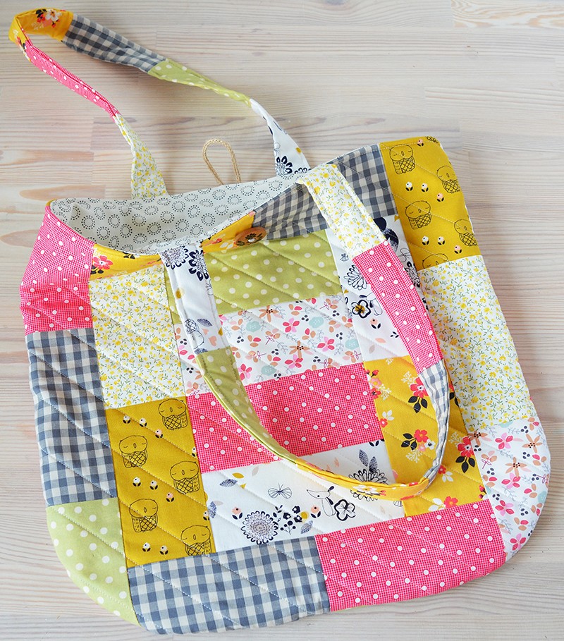 Scrap Fabric Tote Bag