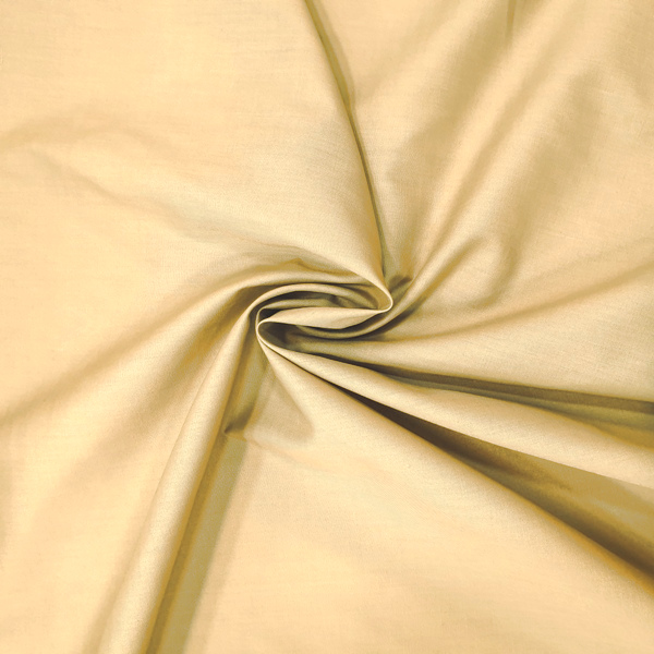 2.5” x 5 Yard Ivory & Gold Stripe Trim Dupion Ribbon - Decorator's