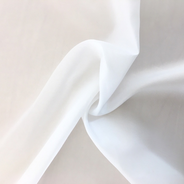 Muslin Cotton 299A White Flameproofed (NDFR) - Cotton Fabric