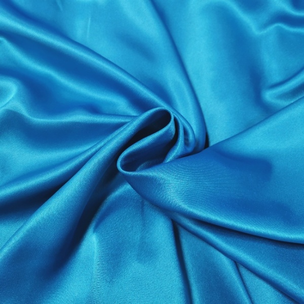 Crepe Backed Satin Turquoise