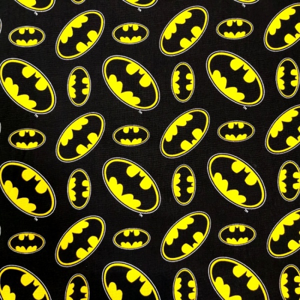 Batman Logo Fabric-100% Cotton Fabric