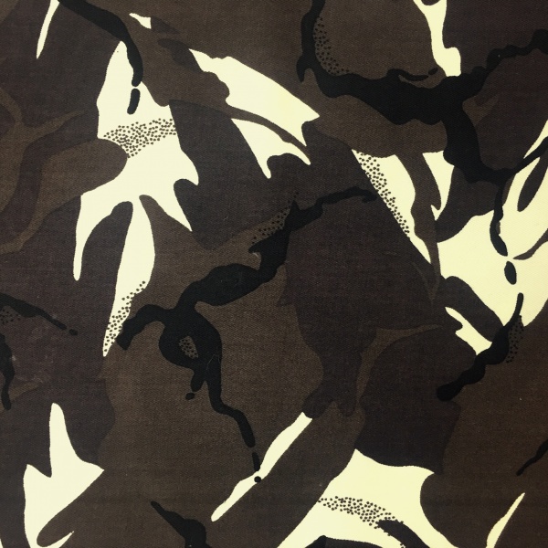 Camouflage 100% Cotton Drill Fabric