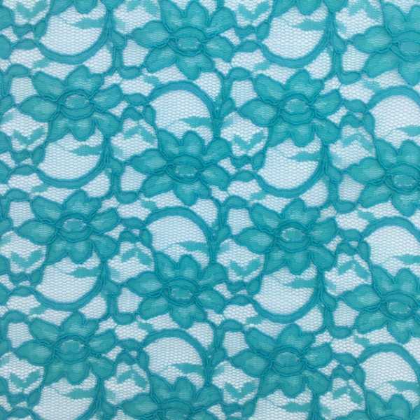 Jade Corded Lace Fabric