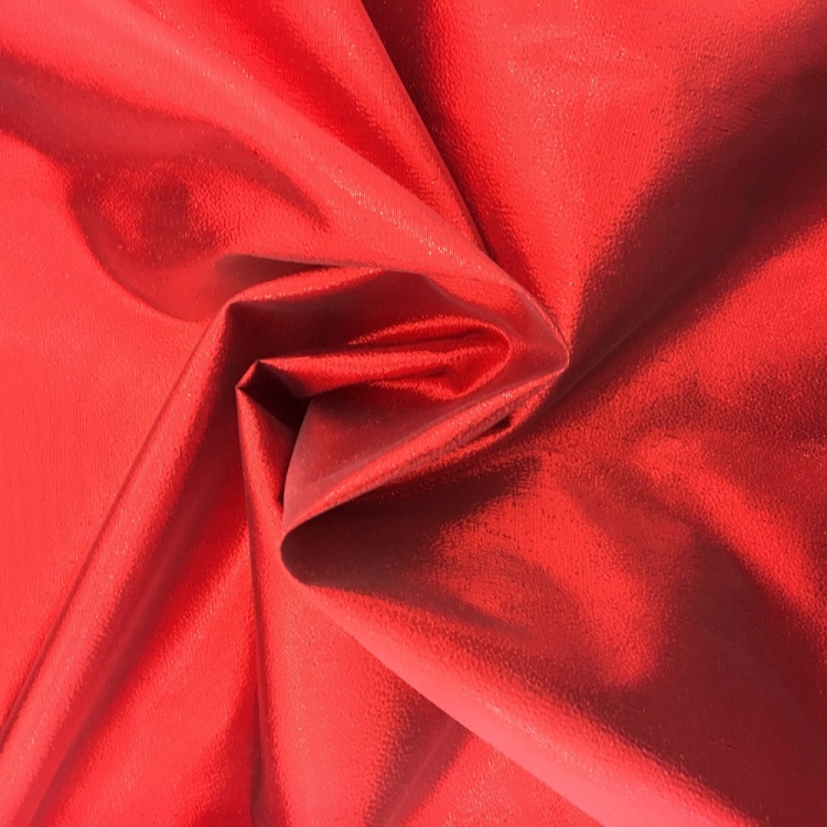 Paper Lame Fabric Red | Online Fabrics