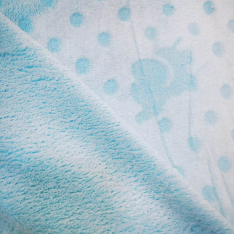 Bluey Polka Dot Fleece Fabric