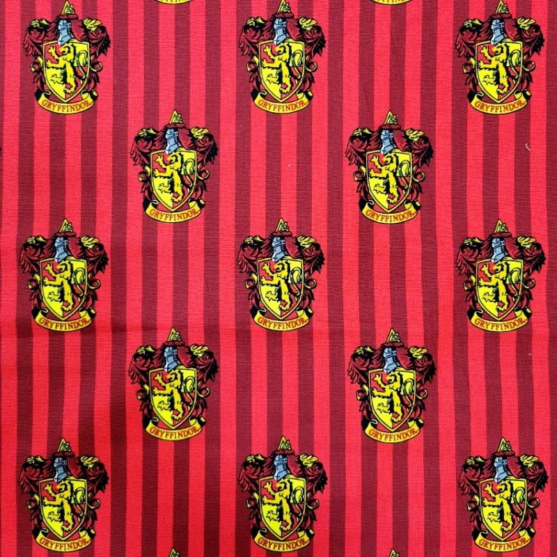 Harry Potter Gryffindor House Fabric 100% Cotton Fabric