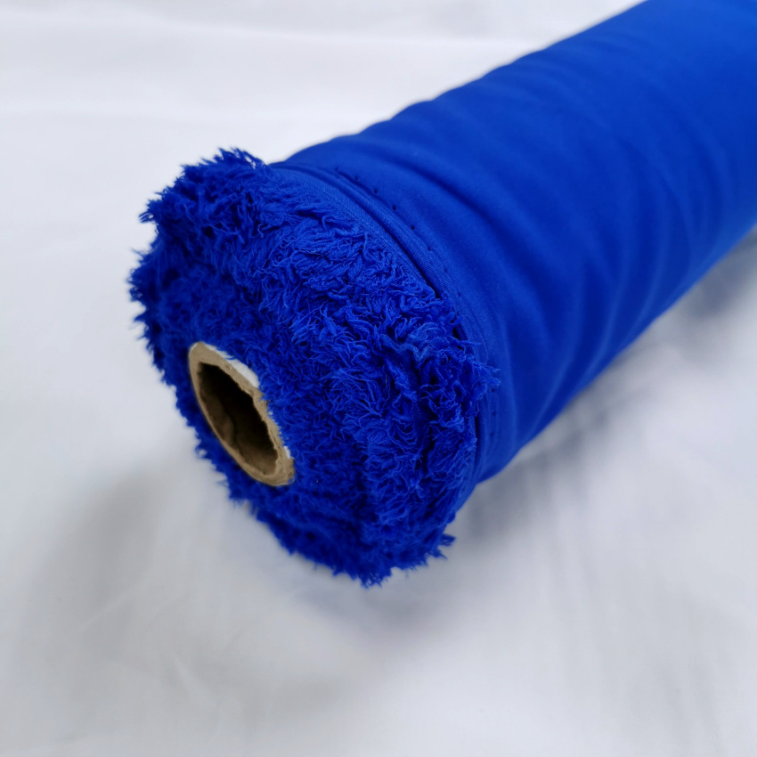 Cotton Polyester Broadcloth Fabric Premium Apparel Quilting 45 (Royal Blue)