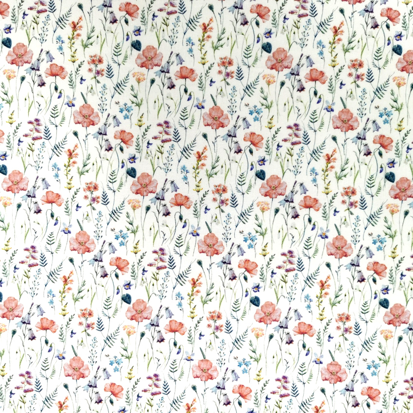 100% Floral Cotton Fabric - DESIGN 5