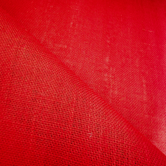 Coloured Hessian - RED- 40 inch or 1 metre wide hessian