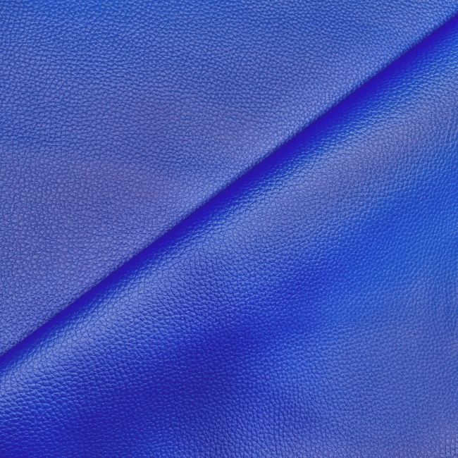 ROYAL BLUE HERON LEATHERETTE FABRIC FR