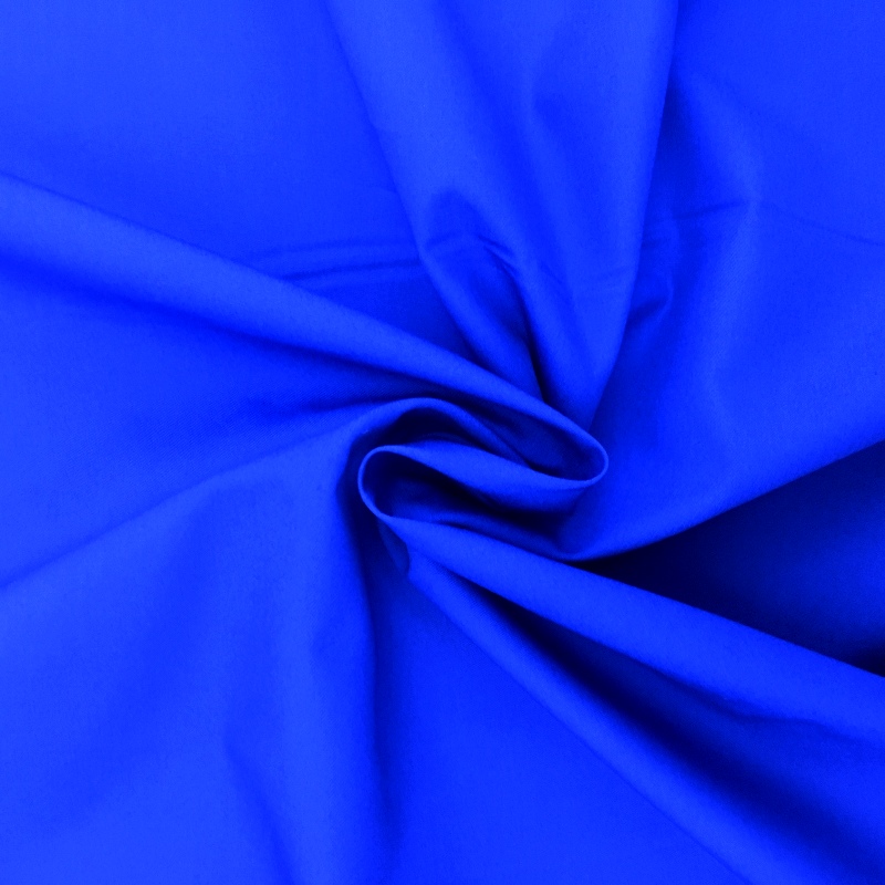 100% Plain Cotton Poplin Fabric- ROYAL BLUE