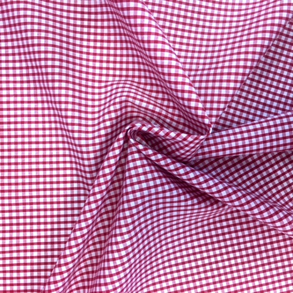 1/8 Cotton Gingham in Pink