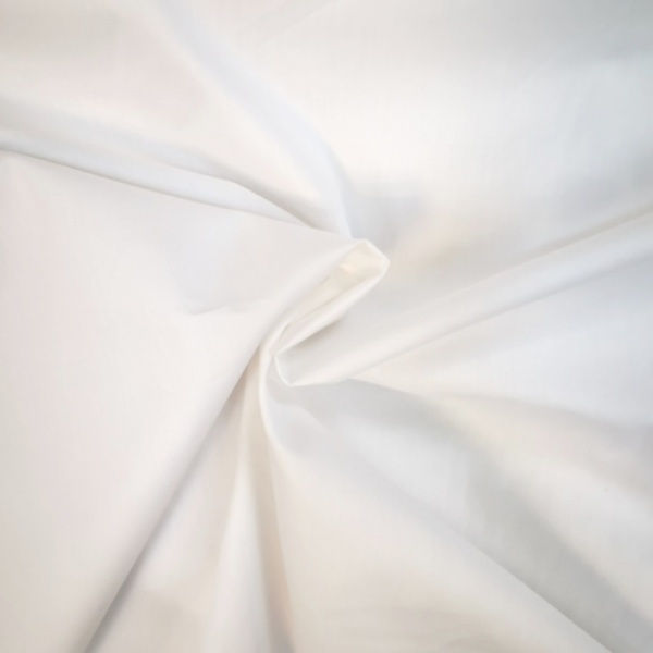 100% Cotton Fabric White